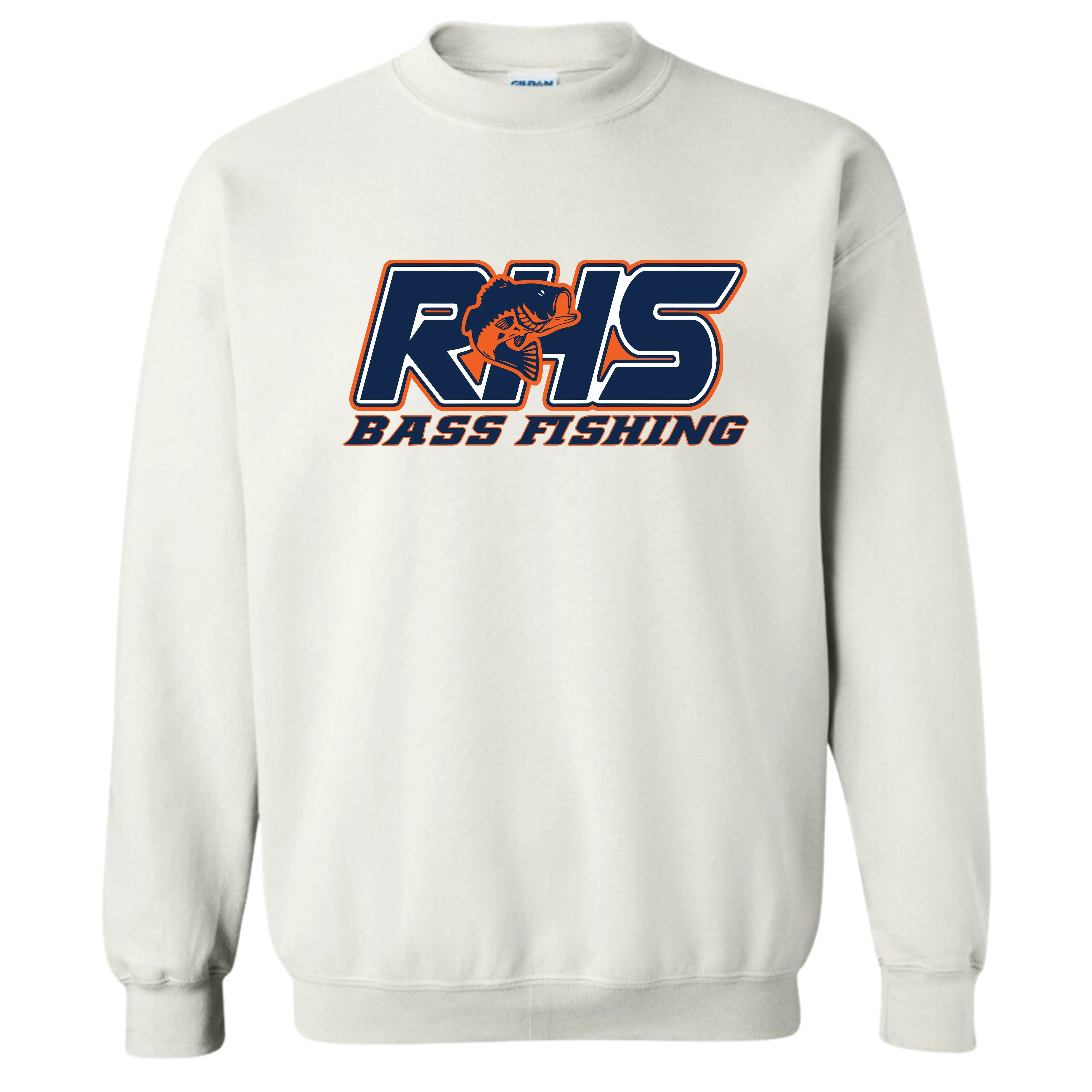 RHS Bass Fishing Gildan Crewneck Sweatshirt - TS035 - Image 3