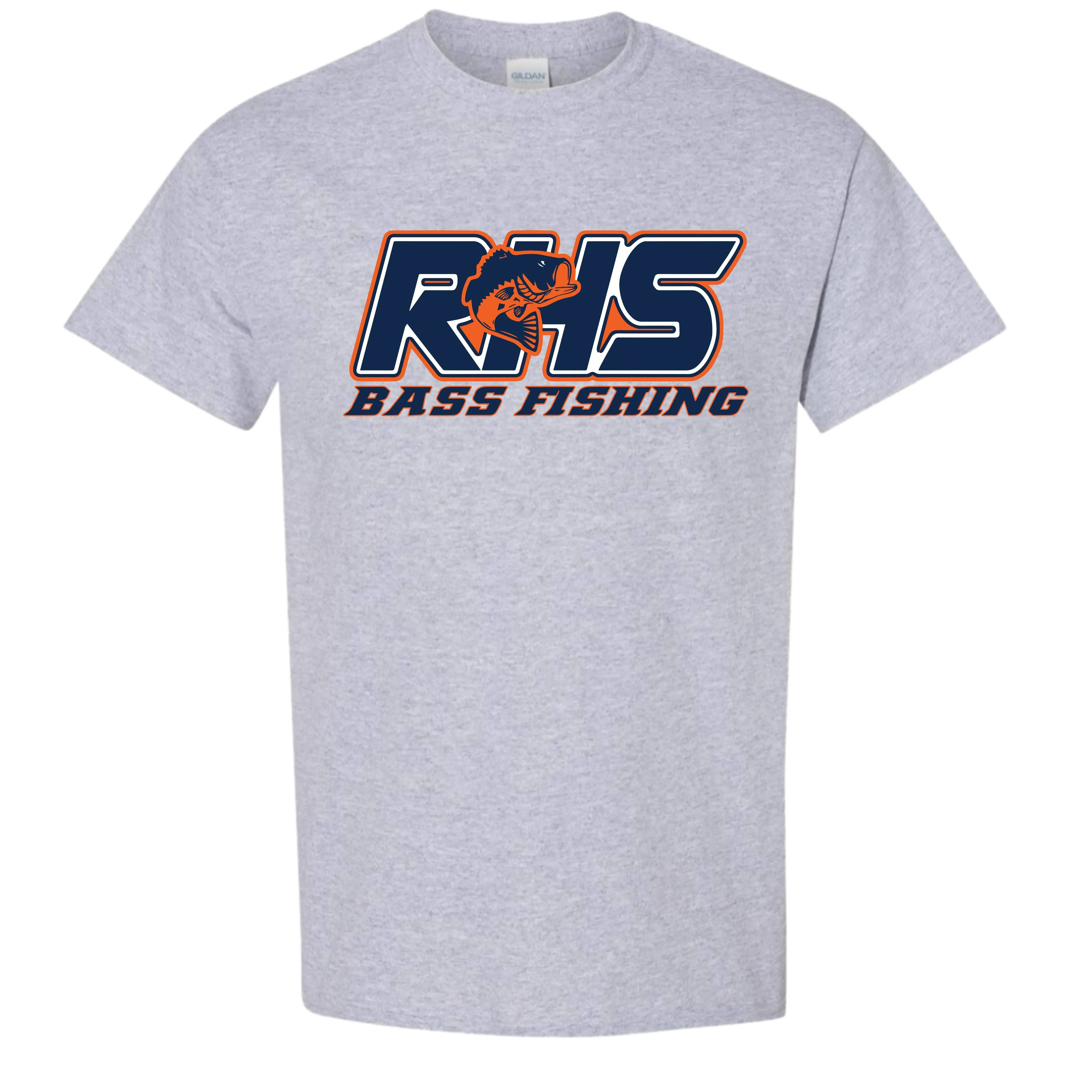 RHS Bass Fishing Gildan T-Shirt - TS035 - Image 3