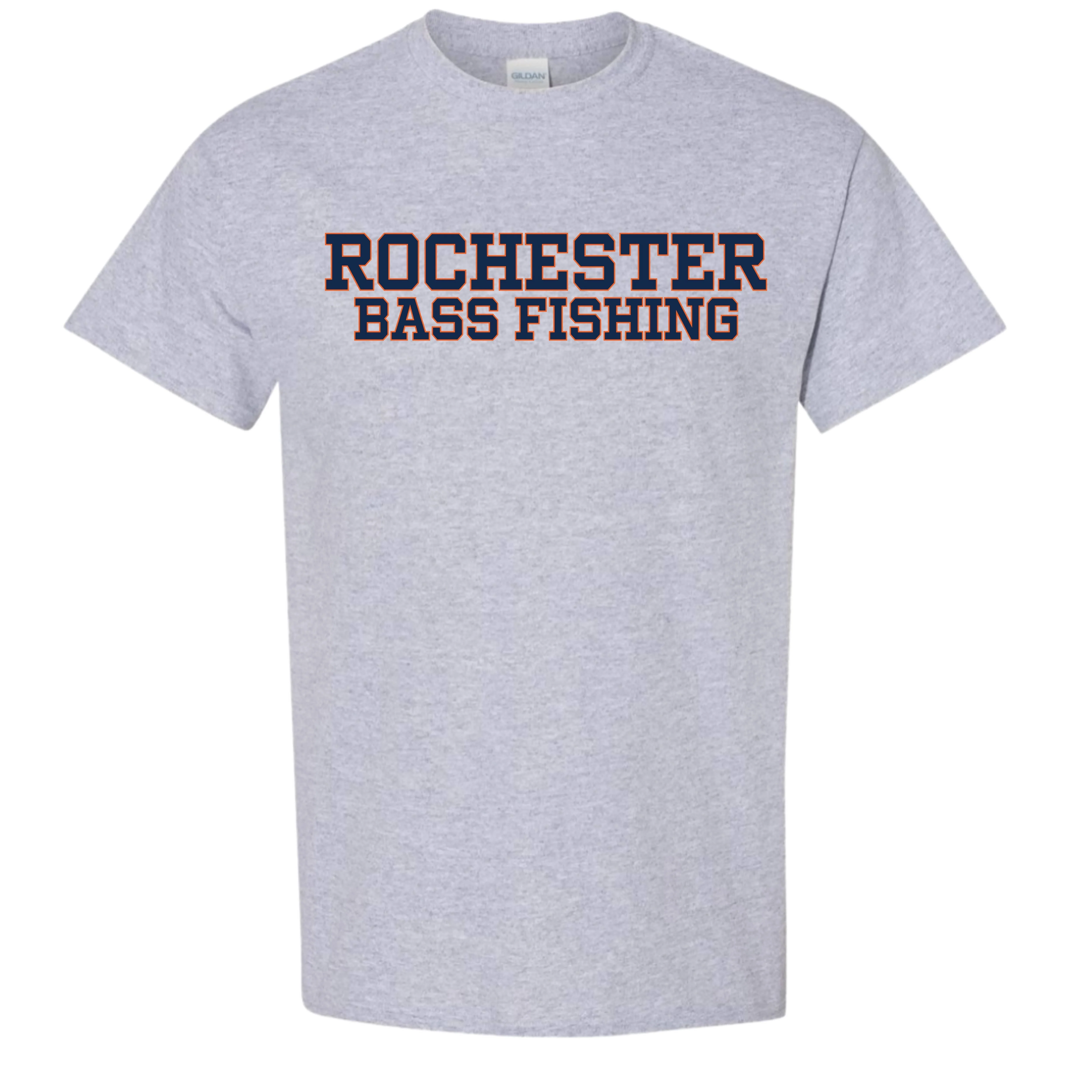 Rochester Bass Fishing Gildan T-Shirt - TS035 - Image 3